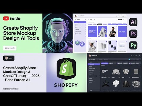 Create Shopify Store Mockup Design Using ChatGPT & AI Tools (Step-by-Step - 2025) - Rana Furqan Ali
