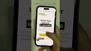 Never waste time on speeches again. Generate speeches for free with SpeechGenerator. Get started!