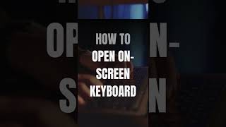 how to Open On-screen keyboard  #codingtricks #coding #icodetips #python #codeprep #htmlcss
