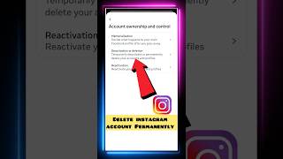 Instagram Account Delete Kaise Kare Permanently 2025 | How To Delete Instagram Account Permanently