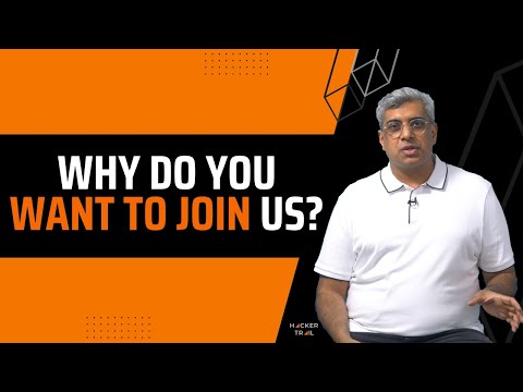 "Why Do You Want to Join Us?" - How to Nail the Most Common Interview Question | #HackerTrail