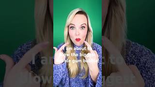 Bubblegum Blowing | Girl Blowing bubble gum! #bubbles #gum