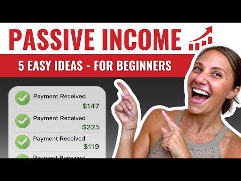 5 Easy Passive Income Ideas for Beginners (Work from Home)