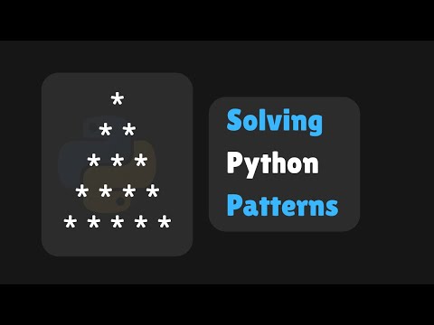 Python Pattern: Equilateral Triangle of Stars | VS Code