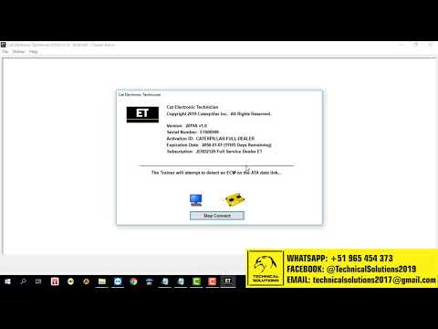 CATERPILLAR ET2019A FULL SERVICE DEALER