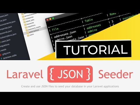 Tutorial - Laravel JSON Seeder / Timo Körber
