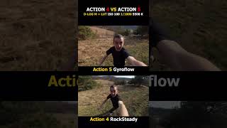 DJI Osmo Action 5 PRO VS Action 4 GYROFLOW RockSteady