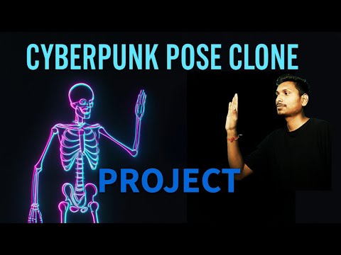 Cyberpunk🔥in Real-time | Exciting to Watch 💃#AIClone#SkeletonShow#TechMagic#python#cyberpunk#cartoon