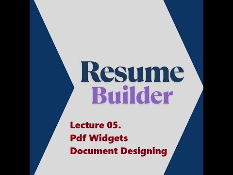 05 Pdf Widgets Document Designing
