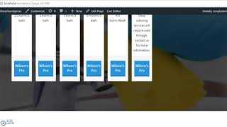 Wilson's Pro Website Sample 2