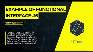 Functional Interface Example | Supplier| Consumer| BiFunctional| BiConsumer | BiPredicate Example *6