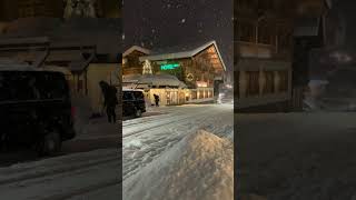 Peaceful Heavy Snowfall in Switzerland