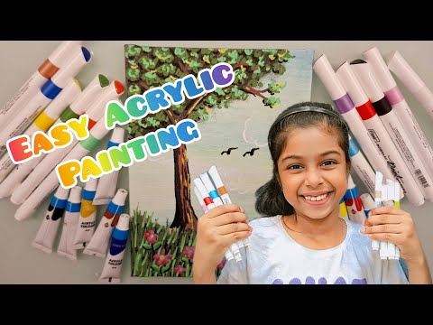 Easy Acrylic Painting For Beginners.