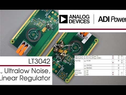LT3042 Ultralow Noise Performance Test, Verification LDO Line Regulation, Load Regulation, LDO Noise