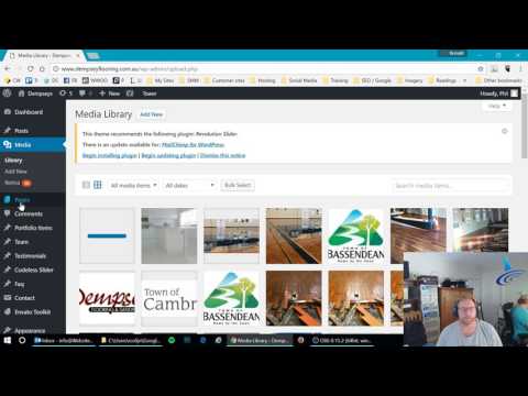 Wordpress - how to add an image to your image library
