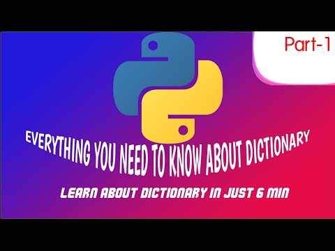 Dictionary in Python || Everything you need to know about Dictionary