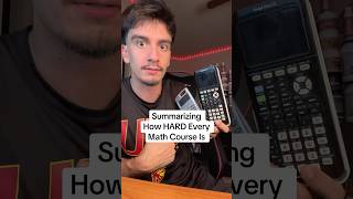 How HARD Every Math Course Is
