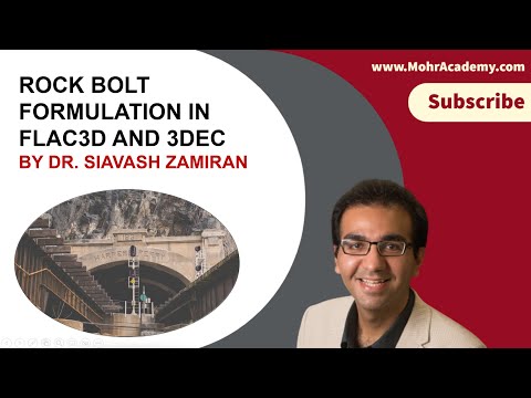 Rock Bolt Formulation in FLAC3D