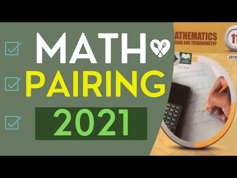 Piairing Scheme 2021 | MATH | Class 11