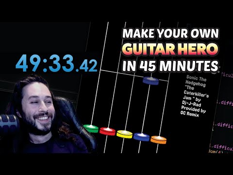 Make Your Own Guitar Hero using ONLY a Game Engine! In 45 Minutes!