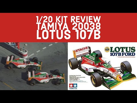 In-Box Review: Tamiya 20038 1/20 Lotus 107B Ford