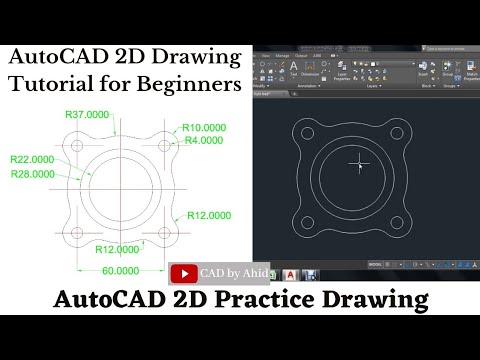 AutoCAD Tutorial for beginner in Hindi | AutoCAD 2D Drawing for Mechanical Engineering | AutoCAD 3D
