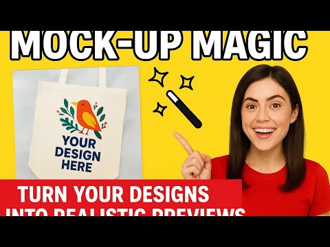 Mock-Up Magic 🪄 Turn Your Designs into Realistic Previews