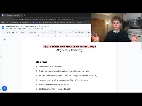How I Doubled My SMMA Show Rate in 7 Days