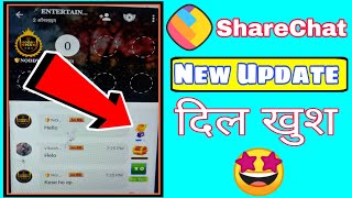 sharechat new update // sherechat coins lucky draw options 🤩