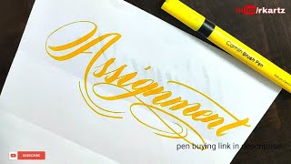 Assignment | How to write Assignment | Front page Assignment writing | assignment in design writing