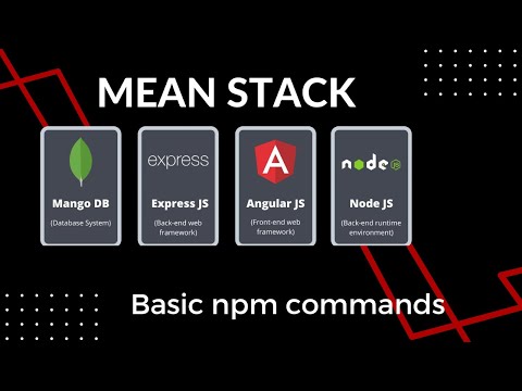 Basic npm commands | MEAN Stack | Course | InformationTech | Tutorials #10