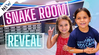Embers New Snake Room // Garage Conversion!!