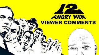 12 ANGRY MEN (1957) VIEWER COMMENTS | Companion Video | #viewercomments