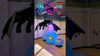 👾MINECRAFT CHALLENGE | KNOCK DOWN ALL THE BALLS WITHOUT GETTING CAUGHT BY TNT!😱🧨#minecraft #viral