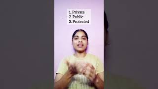 Access specifier in c++. #shortsvideo #accessibility #shorts #trending #educationalvideo #codingtips