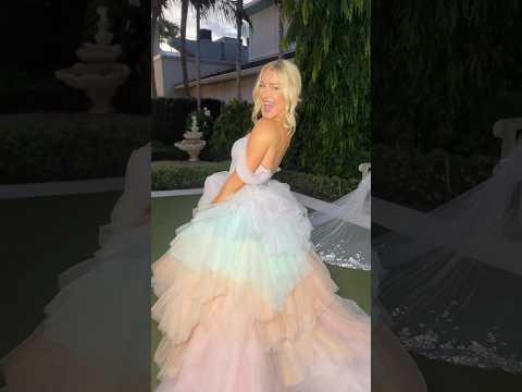 Talk about a fit.😉 #HayleyPaige #designer #TwiceUponATime #weddingdress #wedding