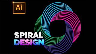 Modern Abstract Spiral Logo Design