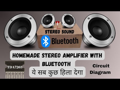 HOW TO MAKE POWERFUL BLUETOOTH STEREO AMPLIFIER FROM OLD TV AT HOME || WITH CIRCUIT DIAGRAM  TDA7263