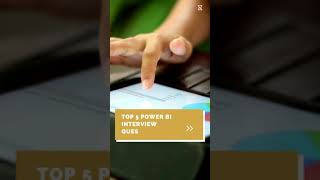 Top 5 Power BI Interview Questions for Interviews Part 1 #shorts #shortvideos