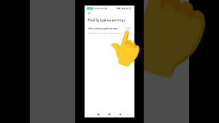 How to allow modifying system settings | Google play services modify system setting #shorts