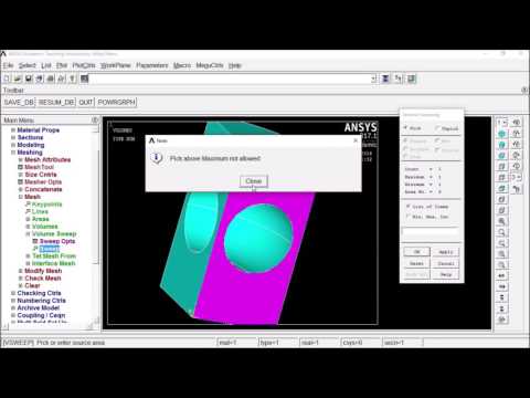 BYU ANSYS Tutorial - Meshing