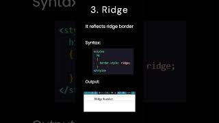 Html and CSS Basic 42 -- CSS Borders Part 1