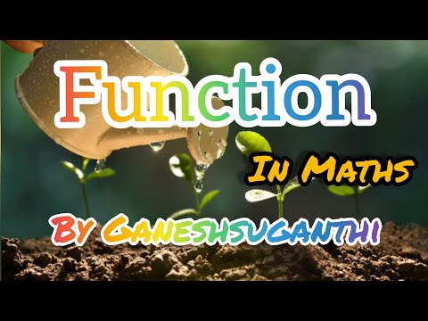 Functions in real life situations. Informal definition of function in Tamil . calculus lecture 1