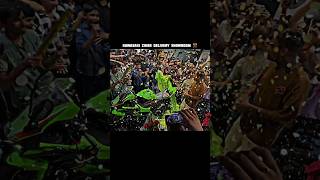 Kawasaki zx10r delivery showroom 🎊#zx10r #bike #bikelover #shorts