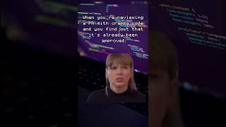 Reviewing crappy code #devmemes #codereview #pr #github #programing #developermemes