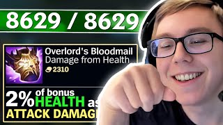 I'M UNSTOPPABLE! 8600 HEALTH & 450 AD 😱