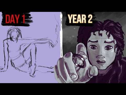 My 2 Years Art Progress with Procreate.