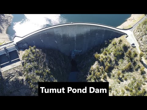 Tumut Pond Dam Raw Drone Footage