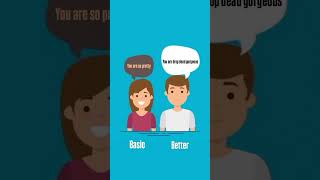 BASIC vs BETTER ENGLISH! Last one you guys tell in the comments #english #shorts #youtube #viral