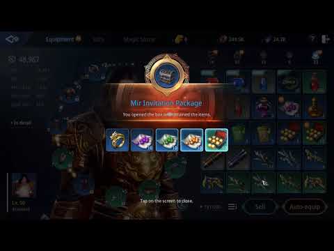 Mir4 - Mir Invitation Package - Coupon code | Free Mystic Mir Ring